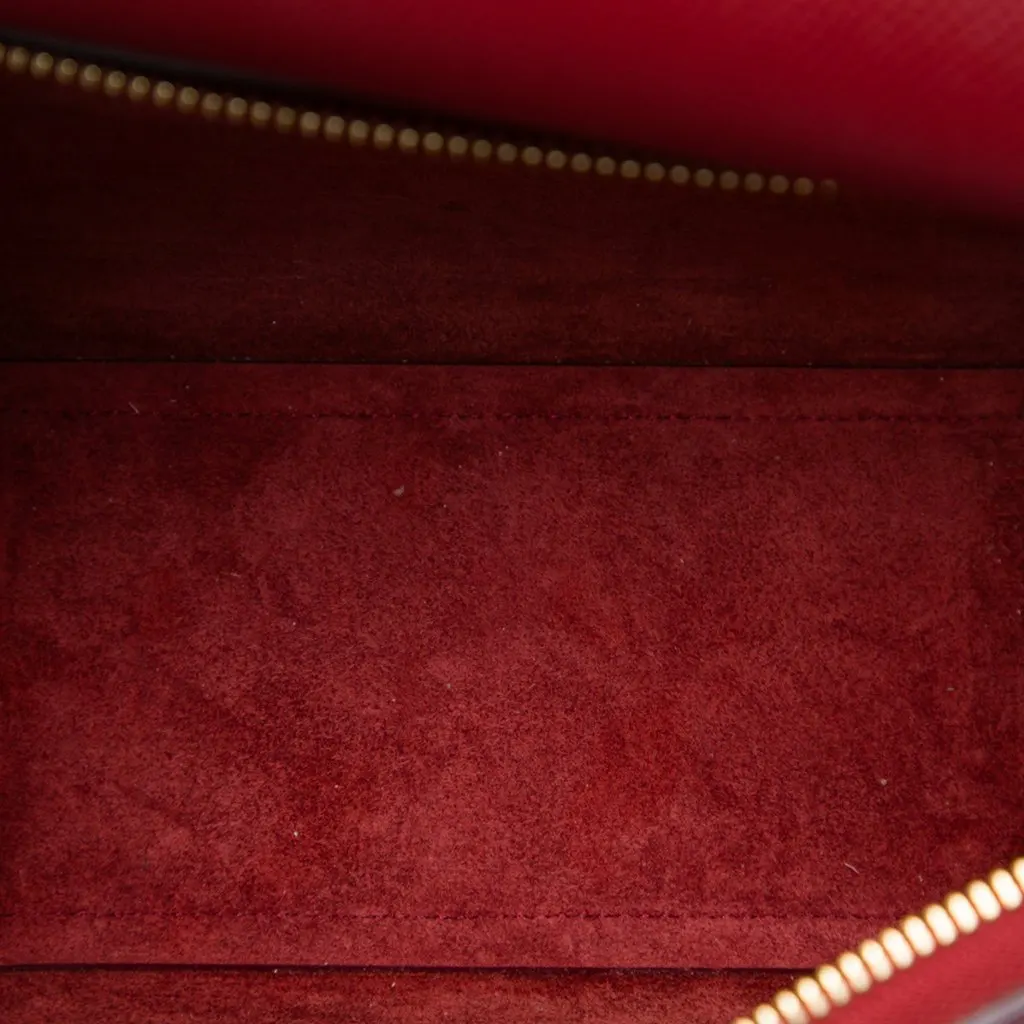 Celine Nano Grained Calfskin Belt Bag Red Leather Very good - Model View
