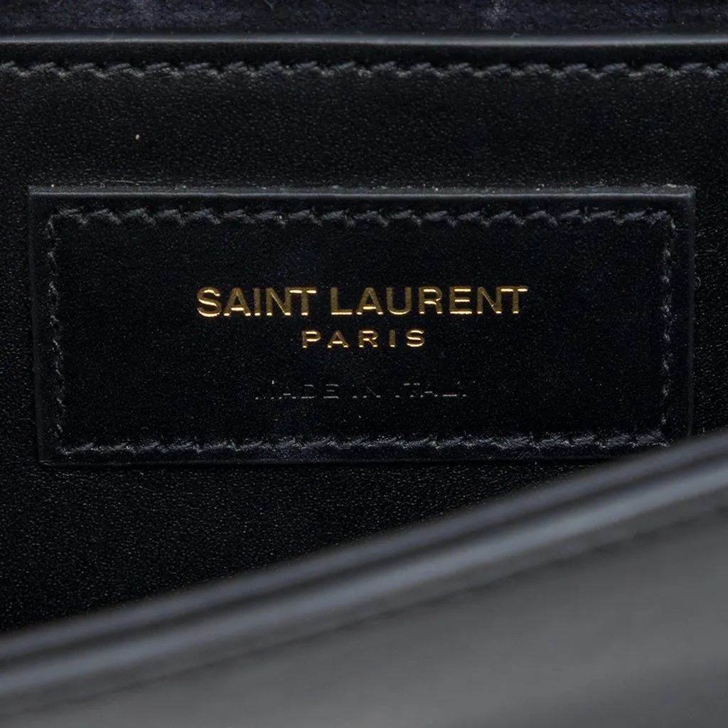 Saint Laurent Small Smooth Calfskin Monogram Kate Tassel Crossbody Black Leather Very good - Box View