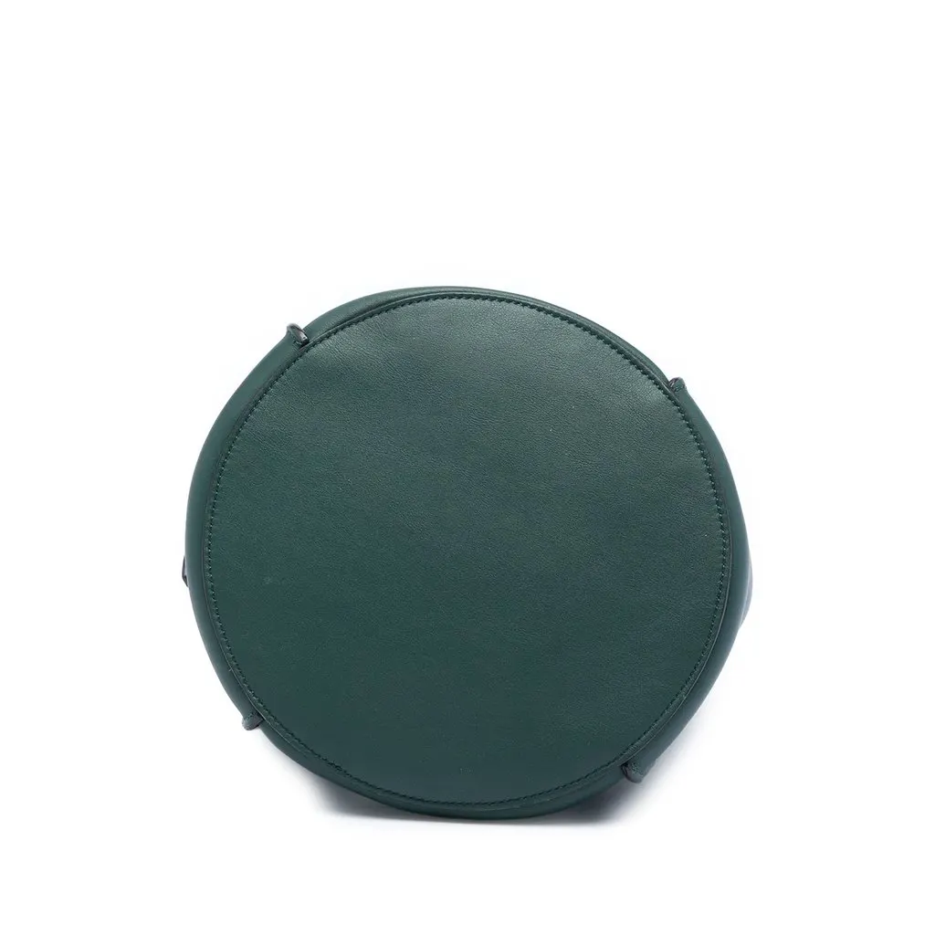 Celine Leather Big Bag Bucket Crossbody Green Leather Very good - Inside View