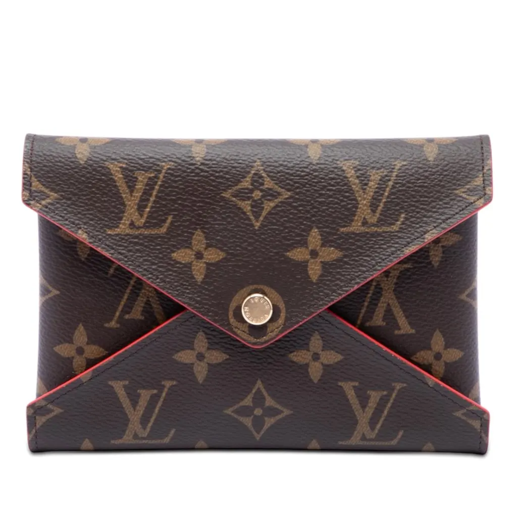 Louis Vuitton Monogram Pochette Kirigami MM Brown Very good - Front View