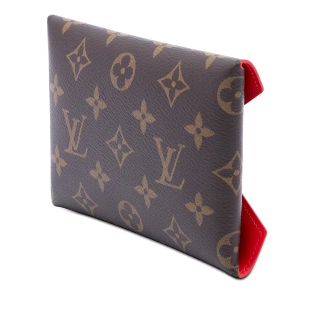 Louis Vuitton Monogram Pochette Kirigami MM Brown Very good - Back View