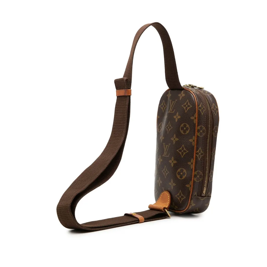 Louis Vuitton Monogram Pochette Gange Brown Very good - Back View