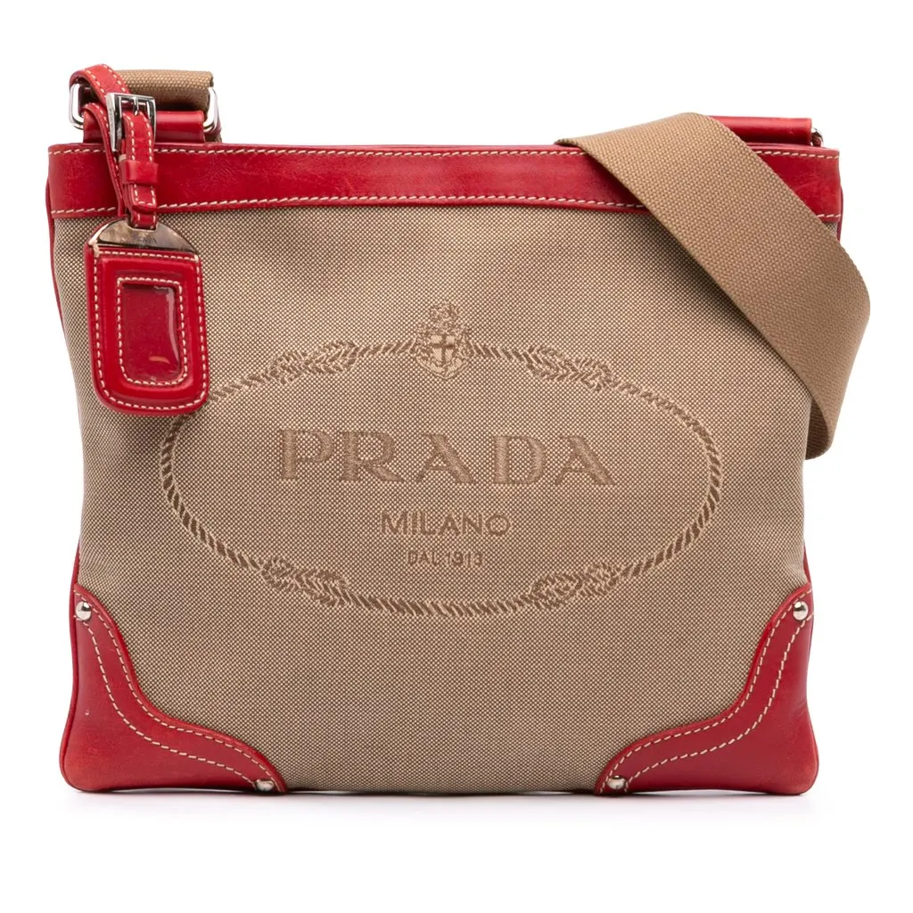 Prada Canvas Canapa Logo Crossbody