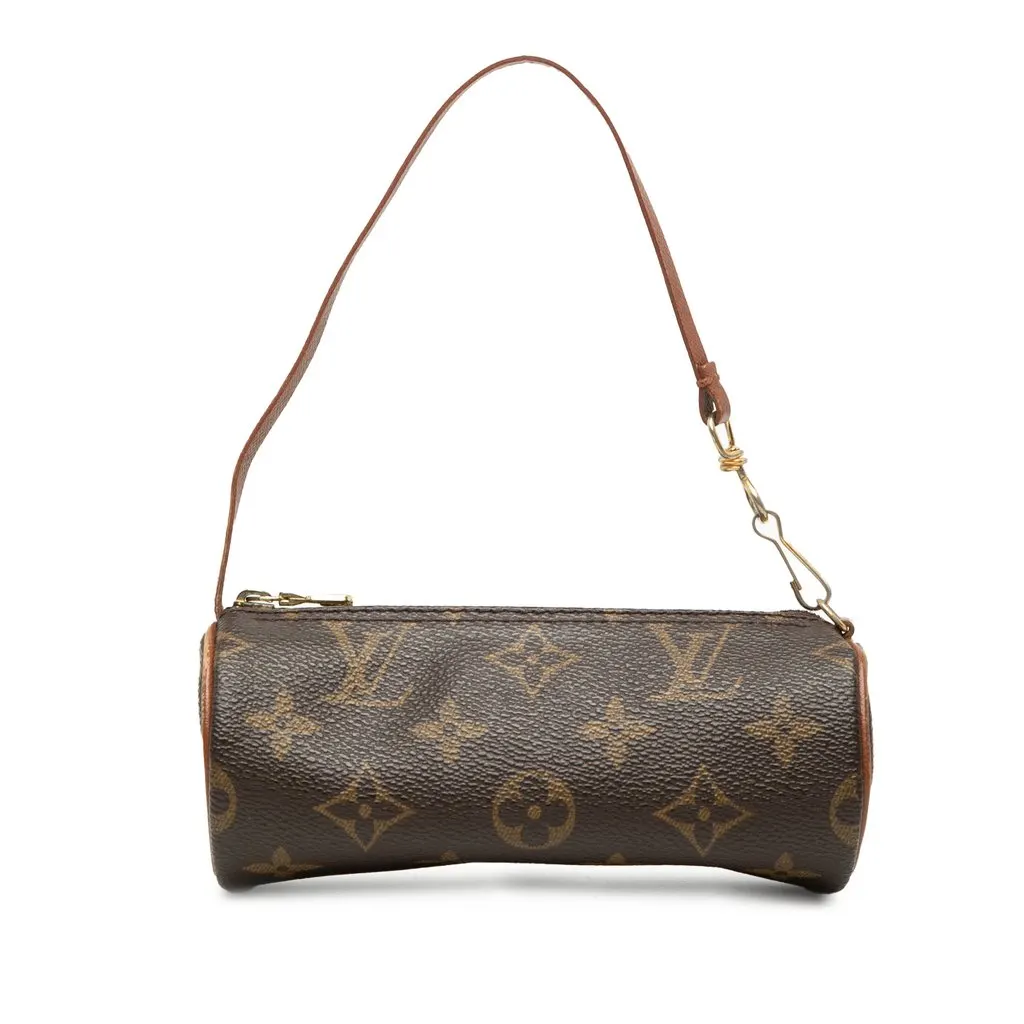 Louis Vuitton Monogram Papillon Pochette Brown Very good - Front View