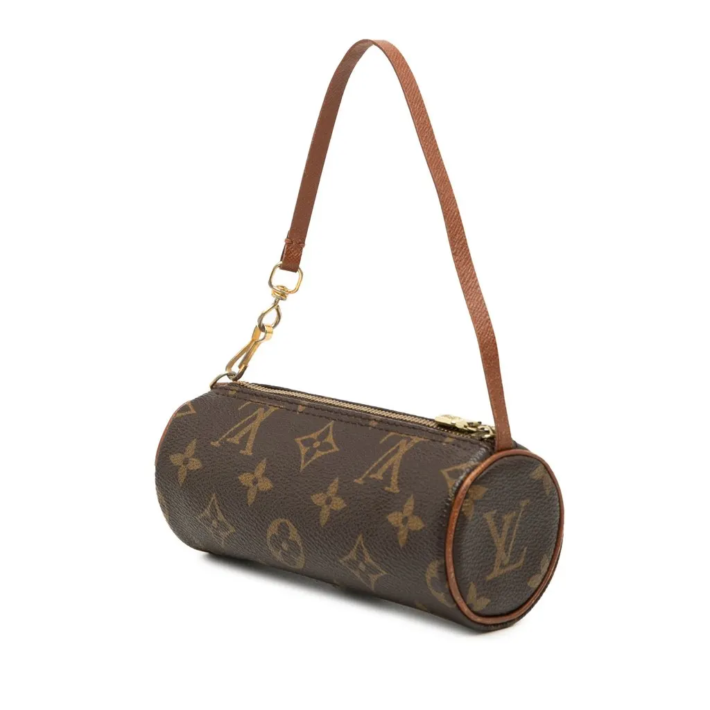 Louis Vuitton Monogram Papillon Pochette Brown Very good - Back View