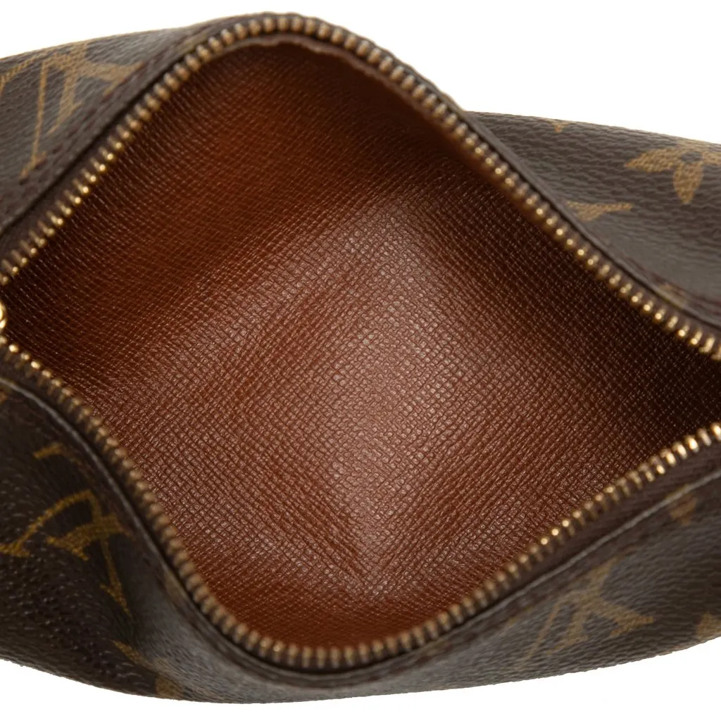 Louis Vuitton Monogram Papillon Pochette Brown Very good - Model View