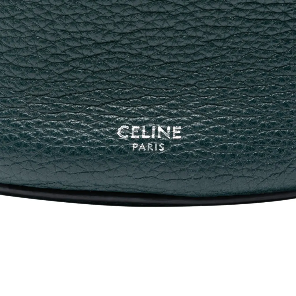 Celine Nano Leather Big Bucket Bag Green Leather Very good - Box View