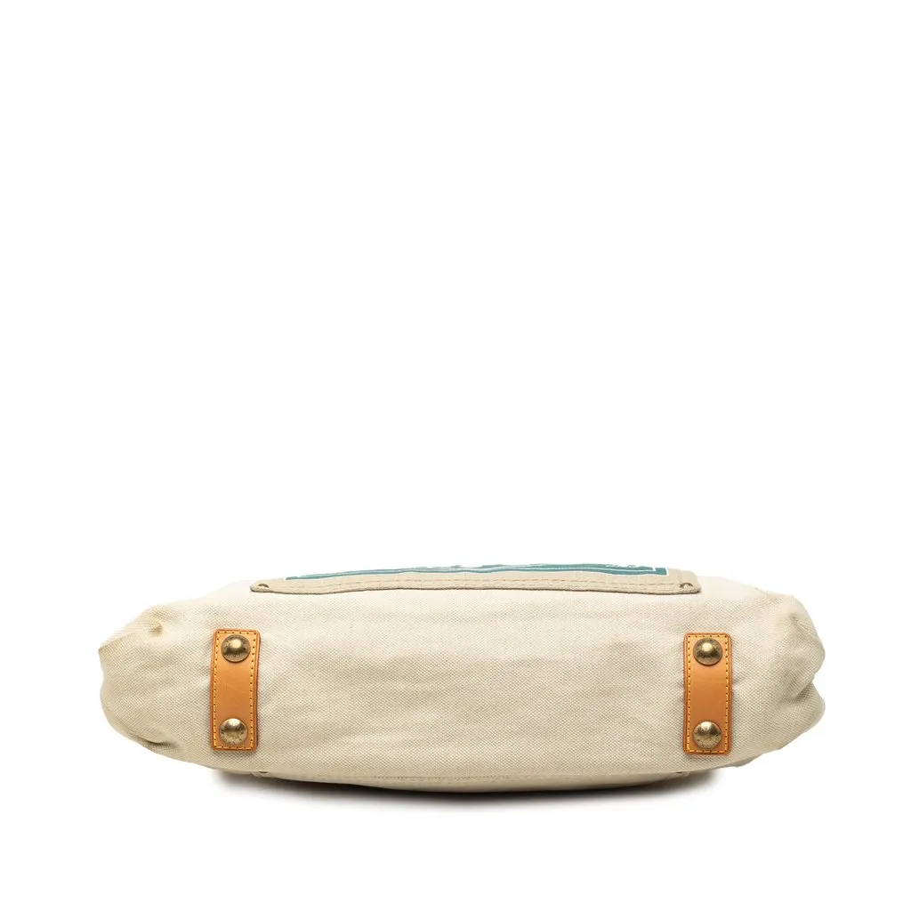 Louis Vuitton Cruise Line Globe Shopper Tote MM Beige Very good - Inside View