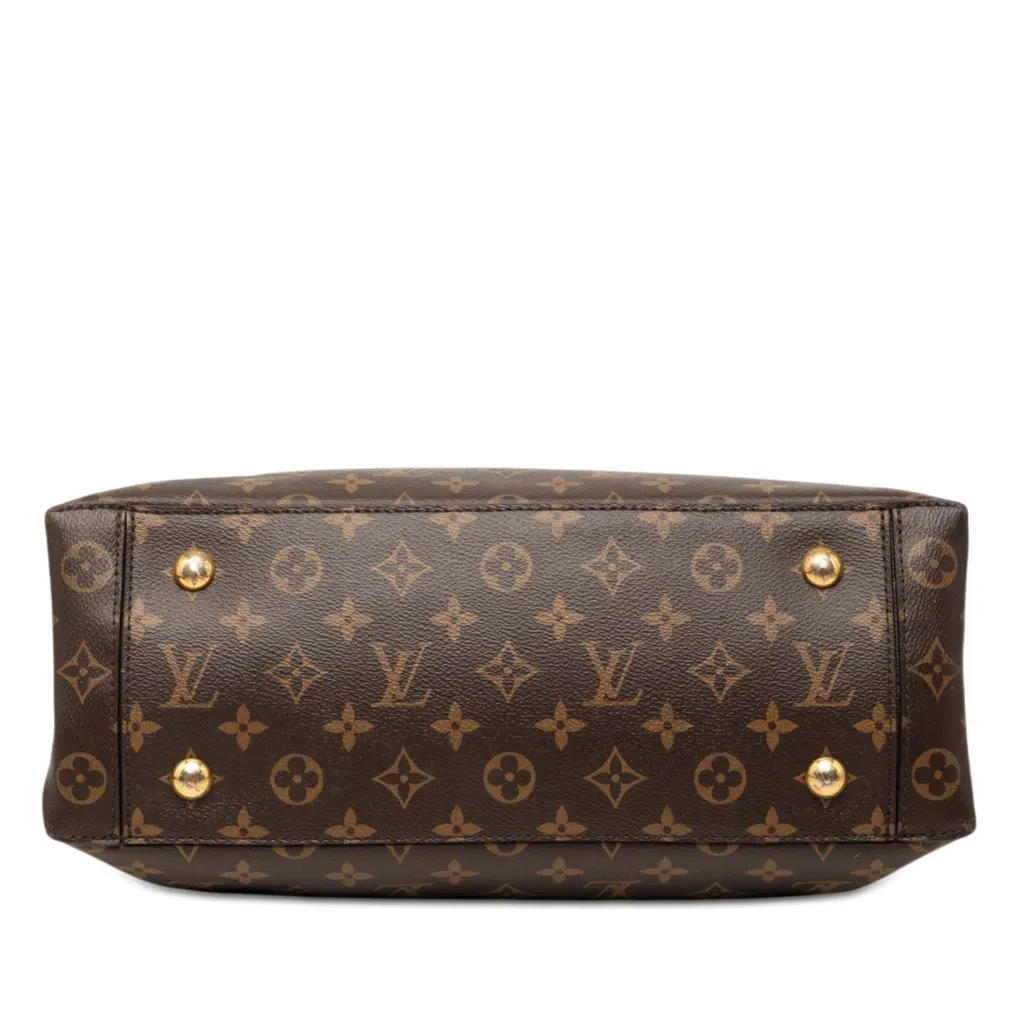 Louis Vuitton Monogram Flower Tote Brown Good - Inside View