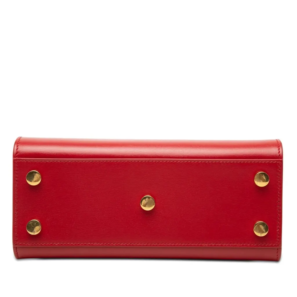 Saint Laurent Nano Leather Sac De Jour Satchel Red Leather Very good - Inside View