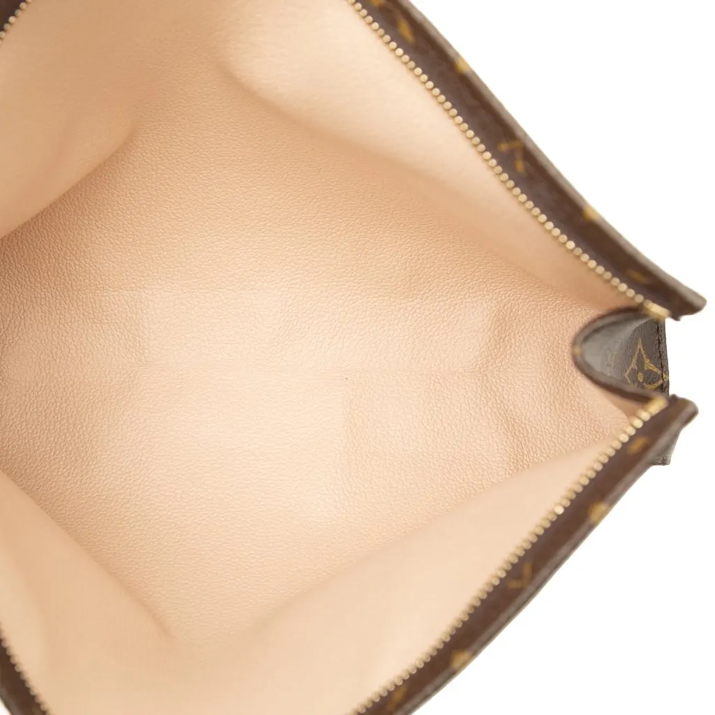 Louis Vuitton Monogram Toiletry Pouch 26 Brown Very good - Model View