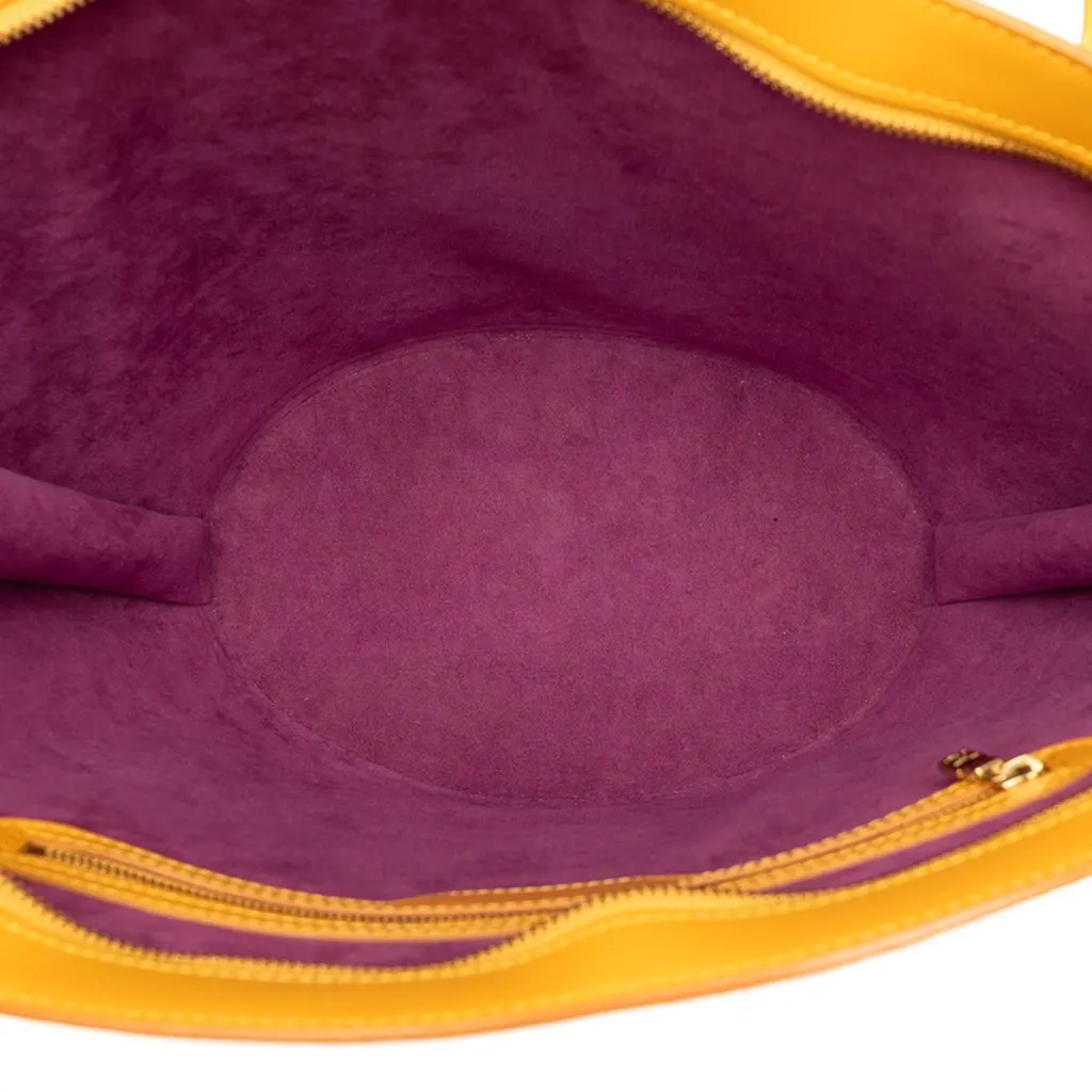 Louis Vuitton Epi Saint Jacques PM Long Strap Yellow Leather Good - Model View