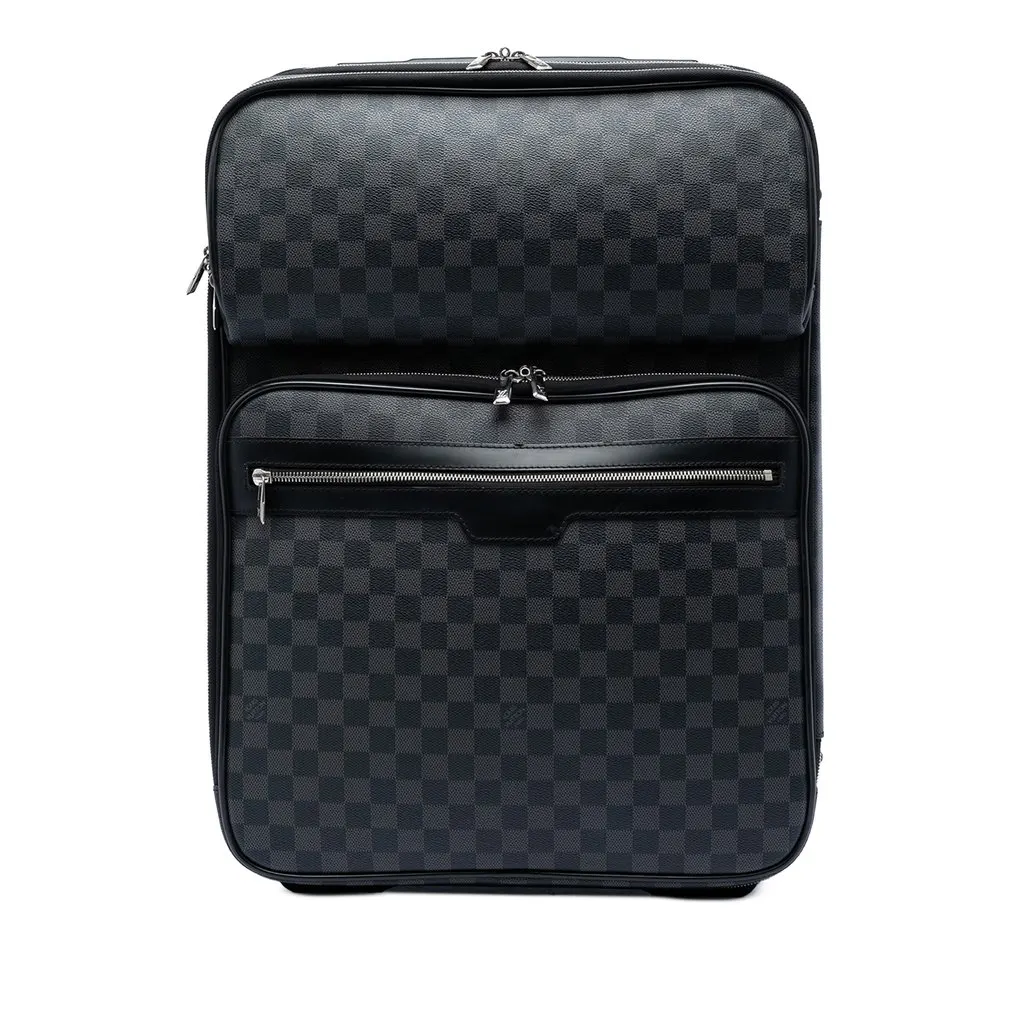Louis Vuitton Damier Graphite Pegase Business Luggage 55 Black Very good - Front View