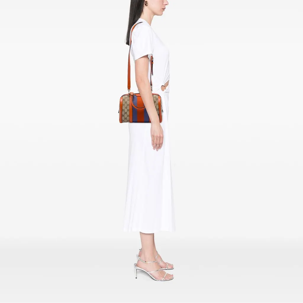 Gucci Small GG Canvas Web Joy Boston Bag Beige Very good - Box View
