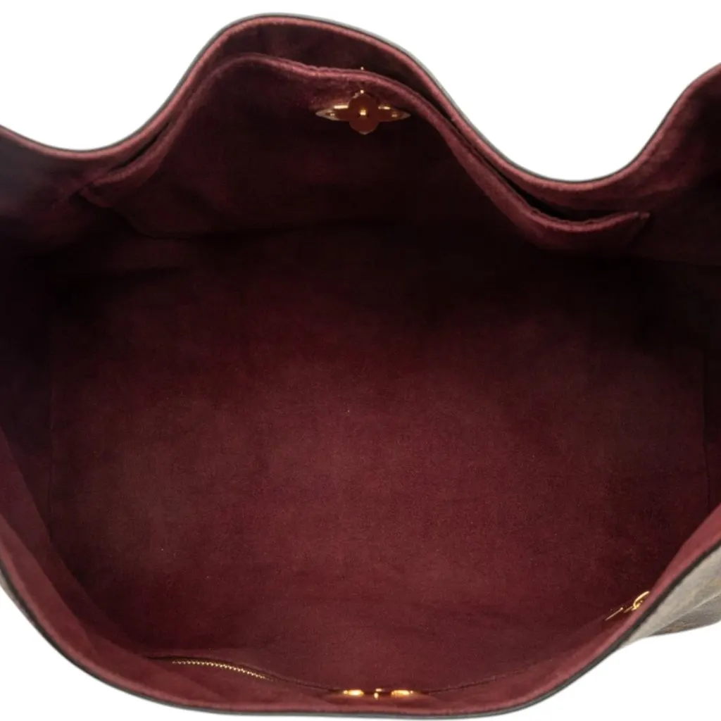 Louis Vuitton Monogram Flower Hobo Brown Very good - Model View