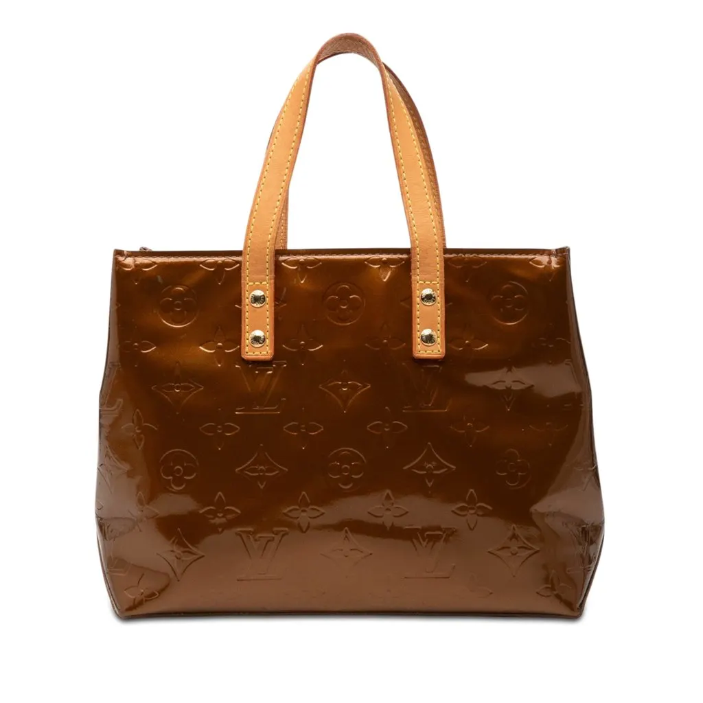 Louis Vuitton Monogram Vernis Reade PM Brown Leather Very good - Front View