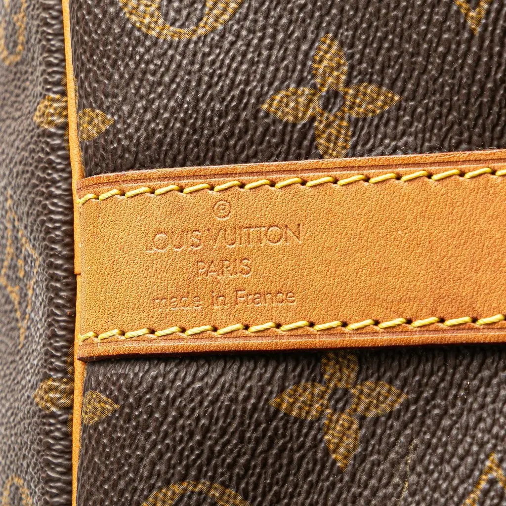 Louis Vuitton Monogram Keepall Bandouliere 50 Brown Canvas Good - Box View