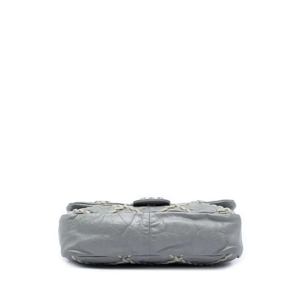 Chanel Medium Quilted Crinkled Calfskin Ultra Stitch Flap MultiColor Leather Very good - Inside View