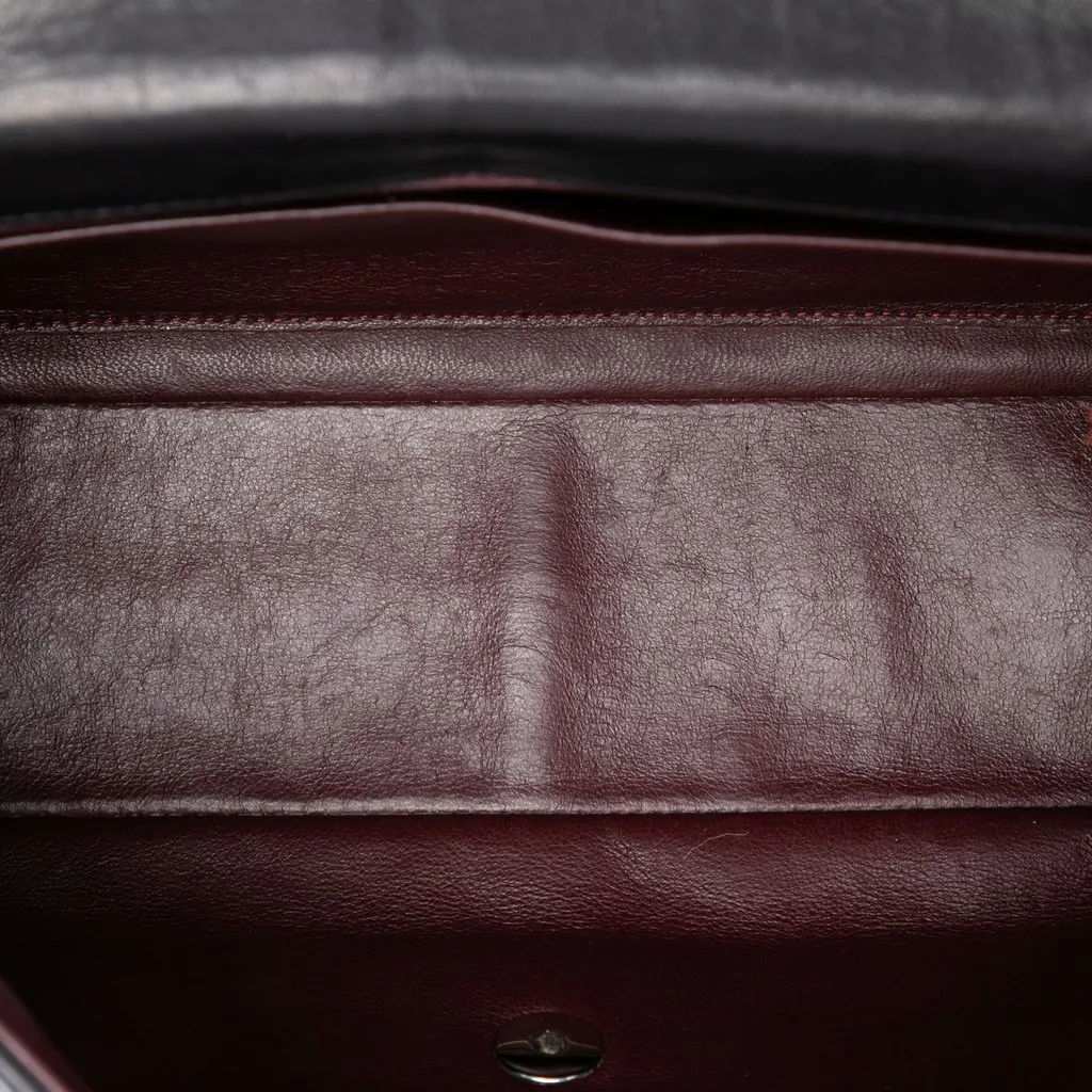 Chanel Jumbo Classic Lambskin Single Flap Black Leather Very good - Model View