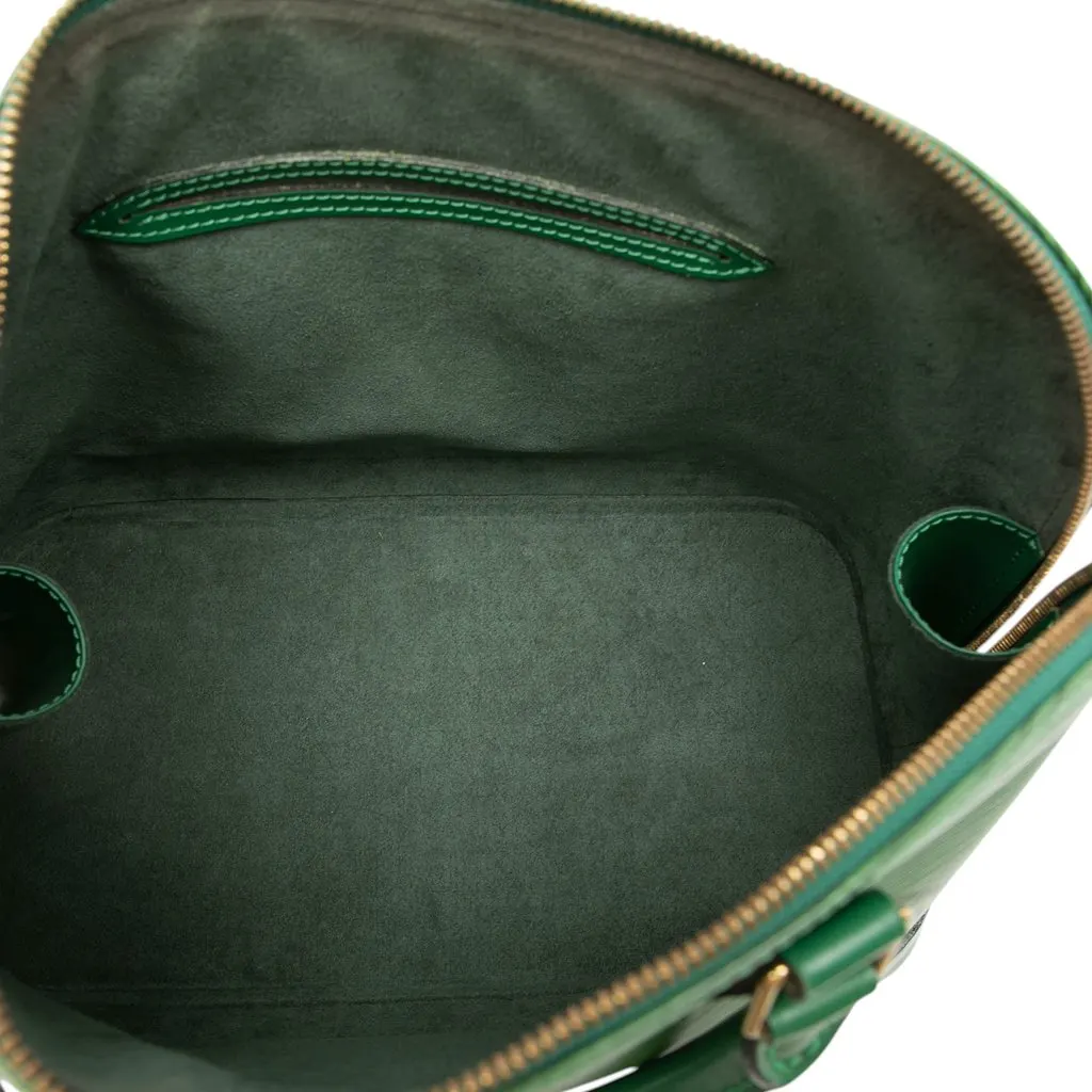 Louis Vuitton Epi Alma PM Green Leather Very good - Model View