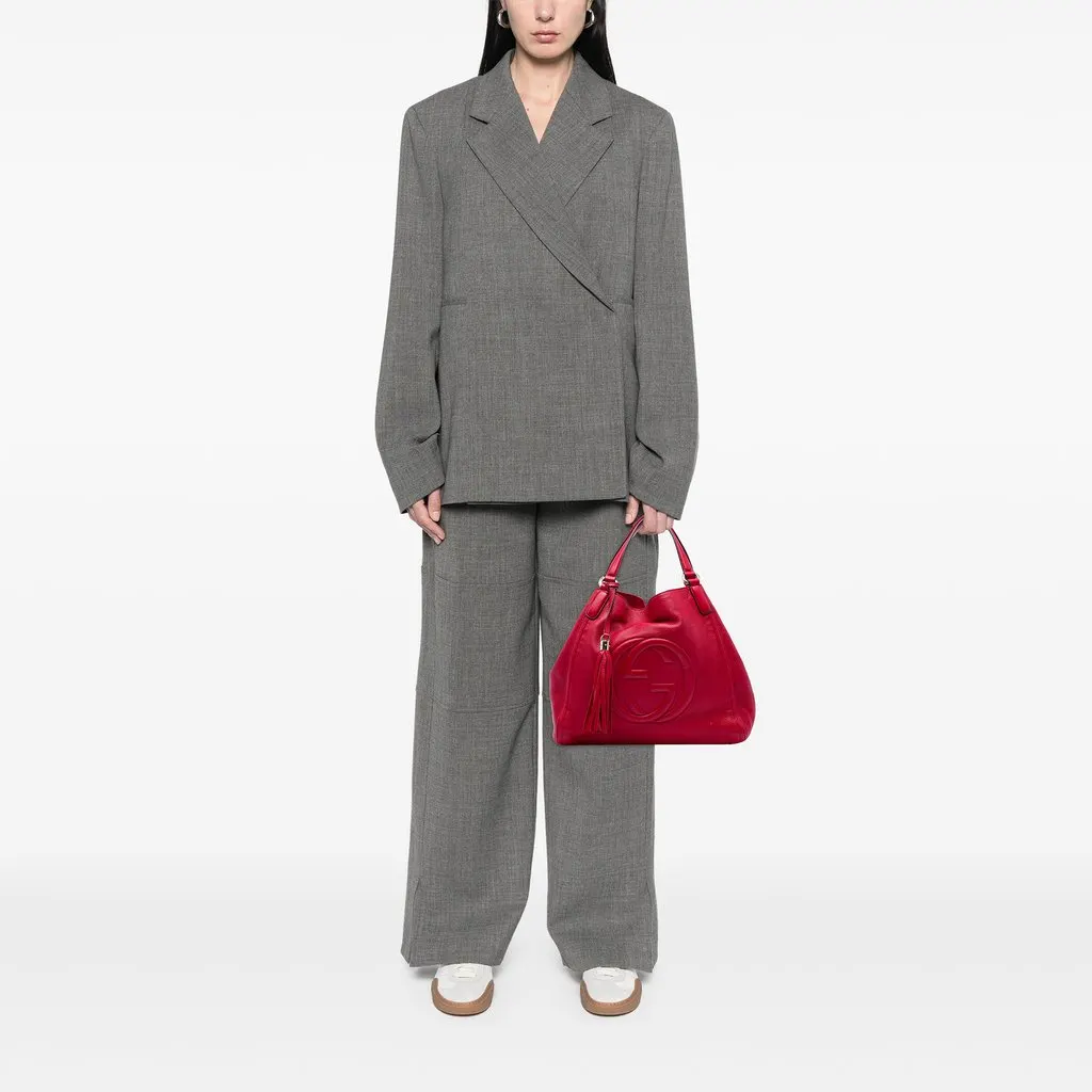 Gucci Medium Calfskin Soho Cellarius Tote Red Leather Very good - Box View