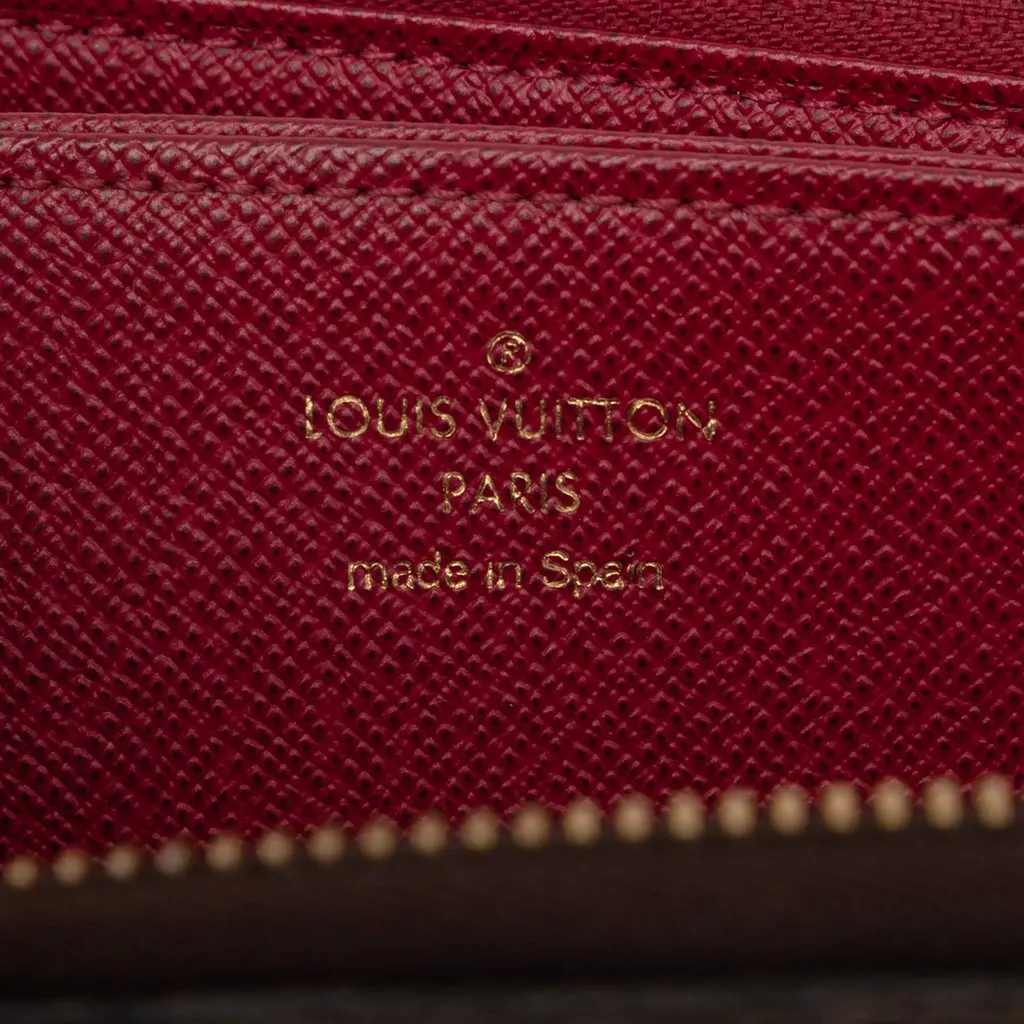 Louis Vuitton Monogram Zippy Long Wallet Brown Very good - Box View