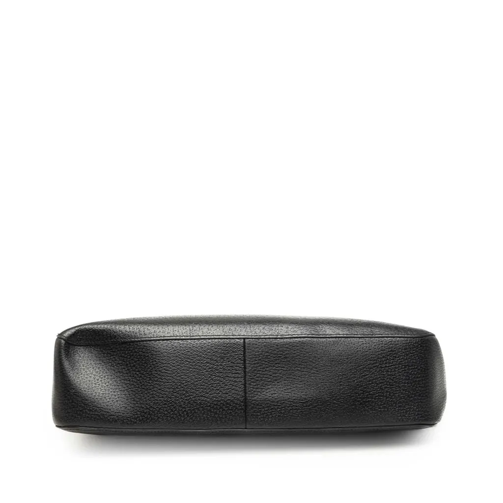 Gucci Pigskin Bamboo Tote Black Leather Very good - Inside View