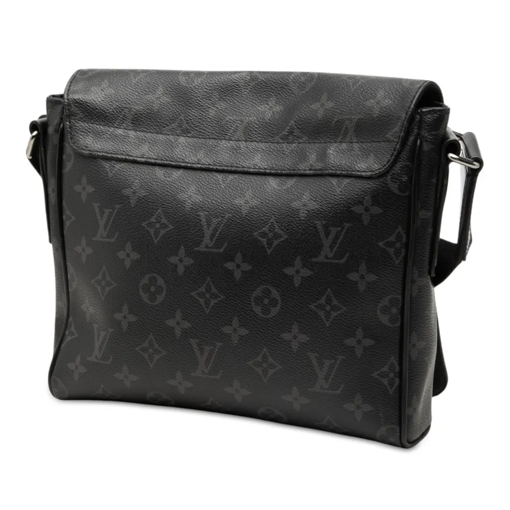 Louis Vuitton Monogram Eclipse District PM Black Very good - Back View