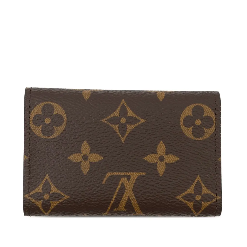Louis Vuitton Monogram 6 Key Holder Brown Very good - Back View