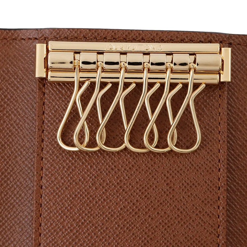 Louis Vuitton Monogram 6 Key Holder Brown Very good - Model View