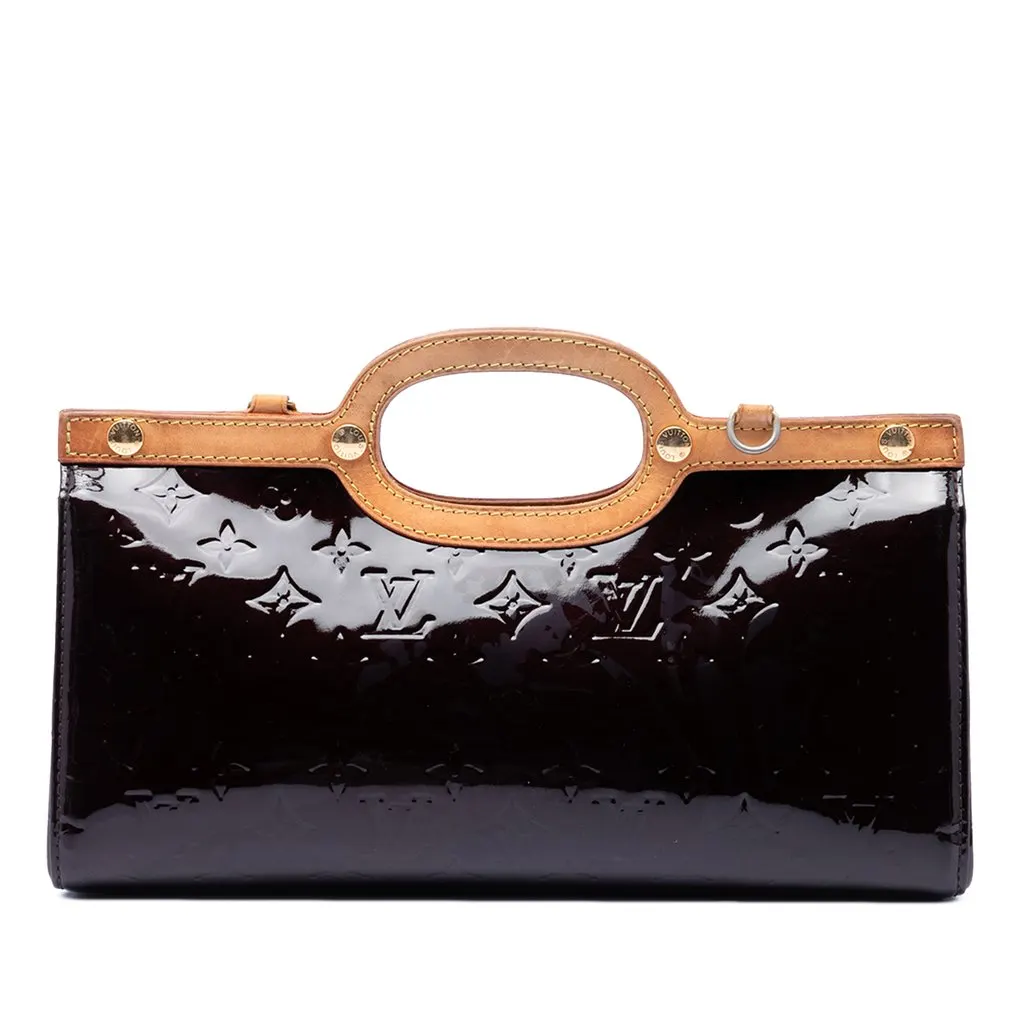 Louis Vuitton Monogram Vernis Roxbury Drive Purple Leather Very good - Front View