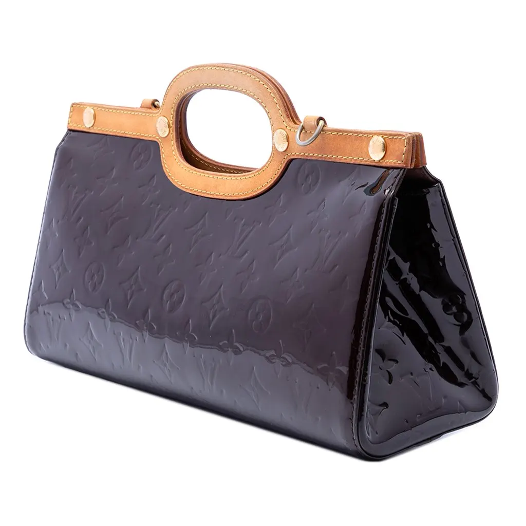 Louis Vuitton Monogram Vernis Roxbury Drive Purple Leather Very good - Back View