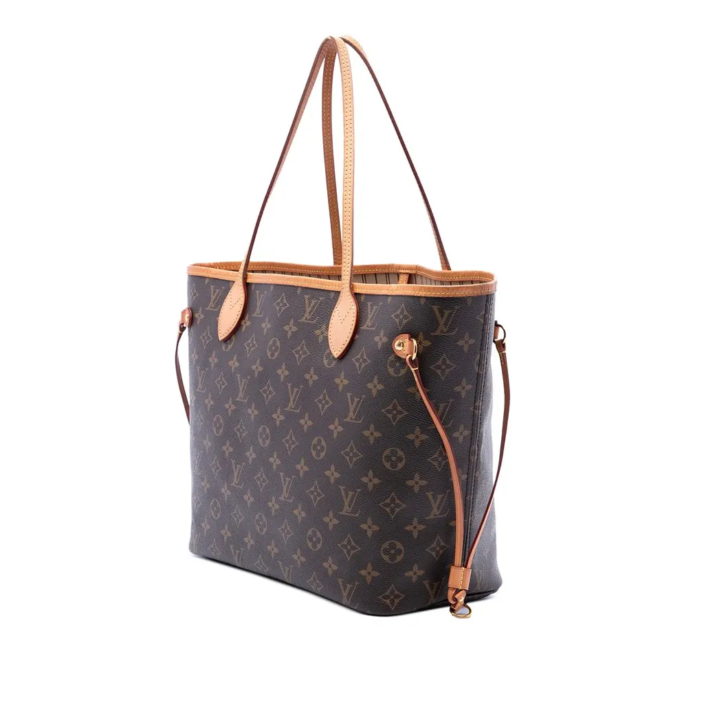 Louis Vuitton Monogram Neverfull MM Brown Very good - Back View