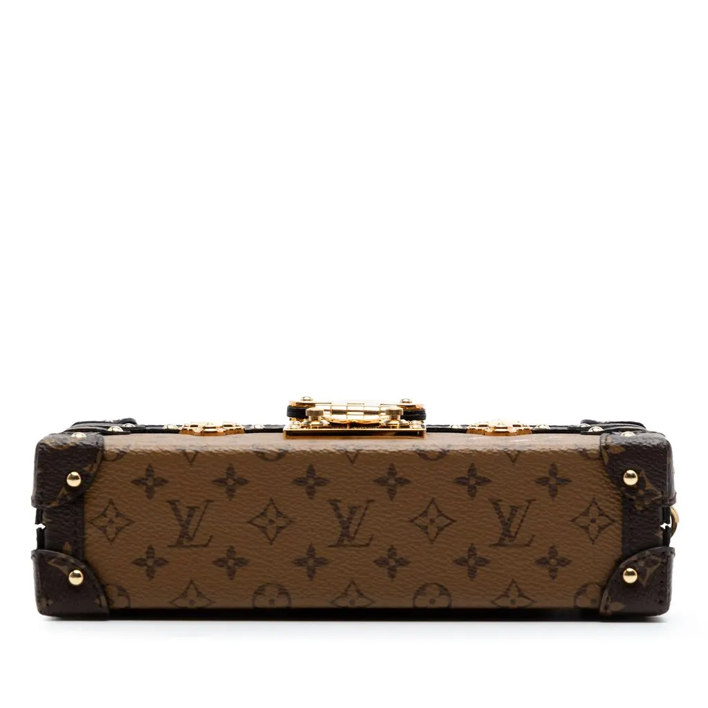 Louis Vuitton Monogram Reverse Petite Malle Brown Very good - Inside View