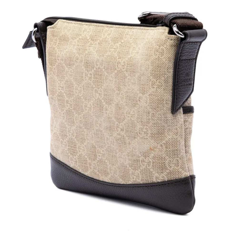 Gucci GG Canvas Crossbody Beige Canvas Very good - Back View