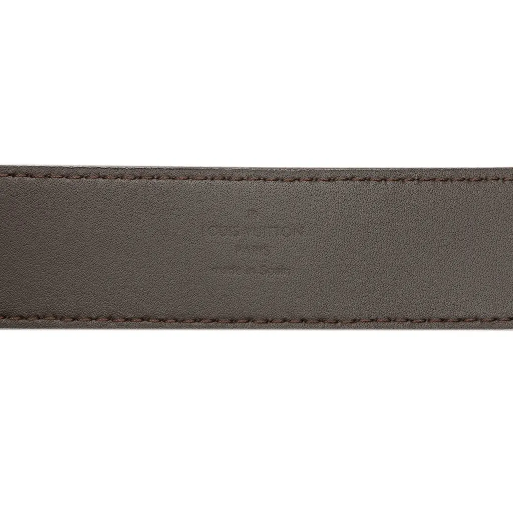 Louis Vuitton Taiga Ceinture Belt Blue Leather Very good - Box View