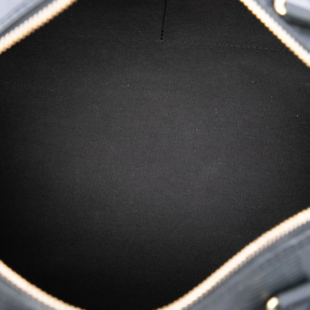 Louis Vuitton Epi Speedy 35 Black Leather Very good - Model View