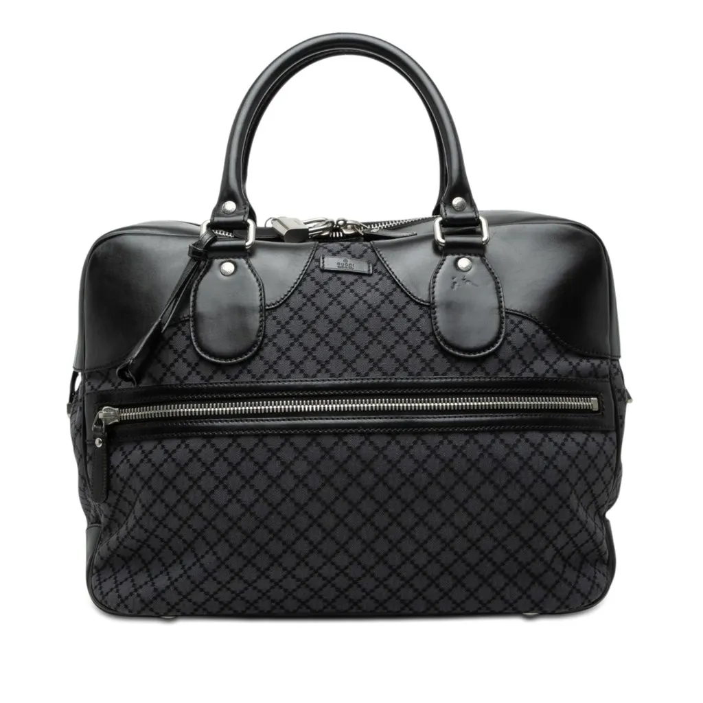 Gucci Diamante Canvas Travel Bag MultiColor Canvas Very good - Front View