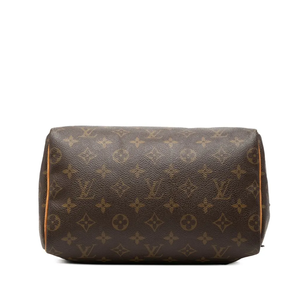 Louis Vuitton Monogram Speedy 25 Brown Canvas Good - Inside View