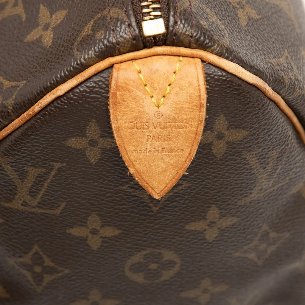Louis Vuitton Monogram Speedy 25 Brown Canvas Good - Box View