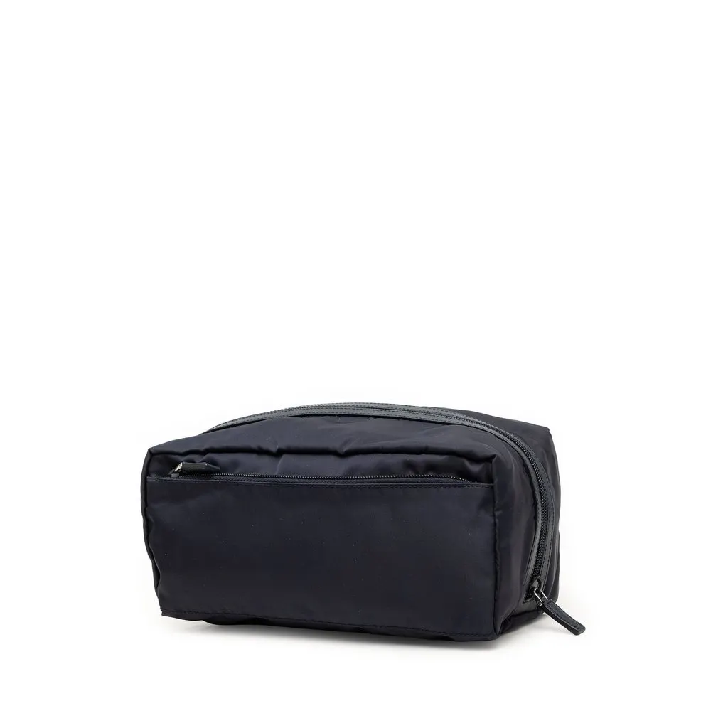 Prada Tessuto Pouch Blue Very good - Back View