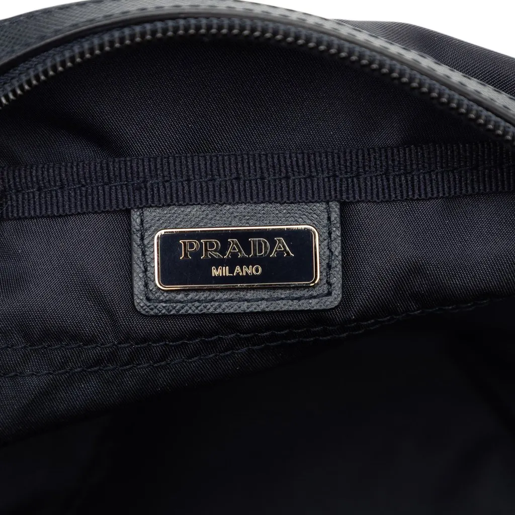 Prada Tessuto Pouch Blue Very good - Box View