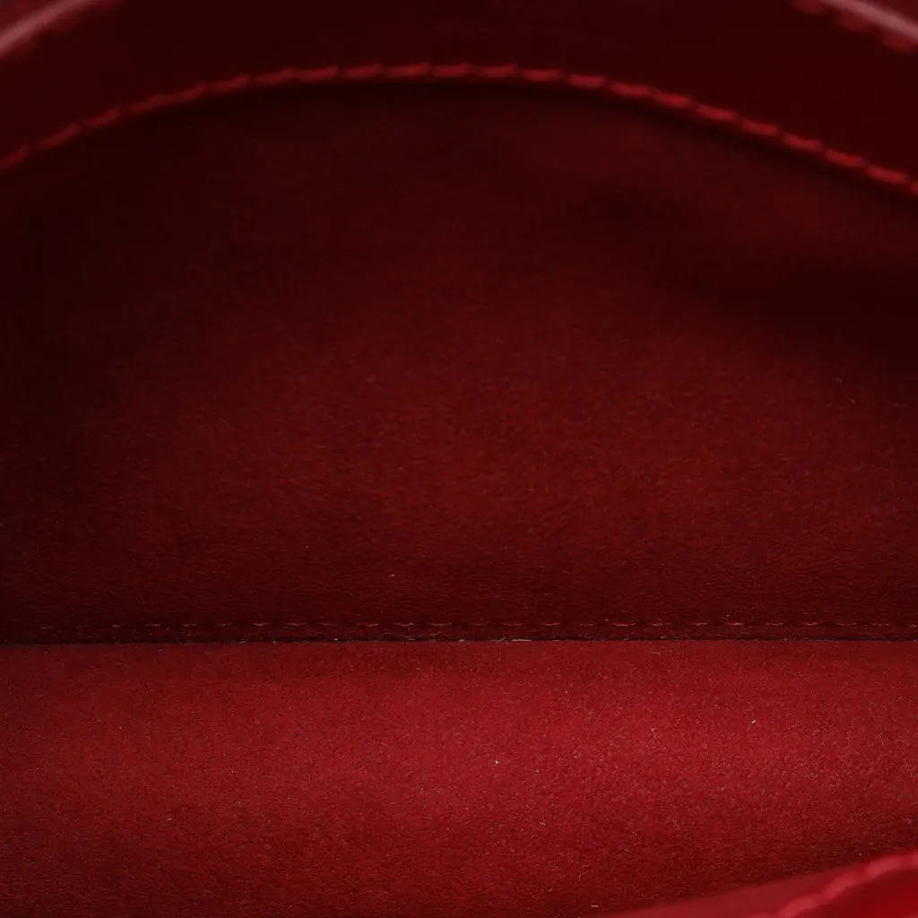 Louis Vuitton Epi Sevigne Satchel Red Leather Very good - Model View