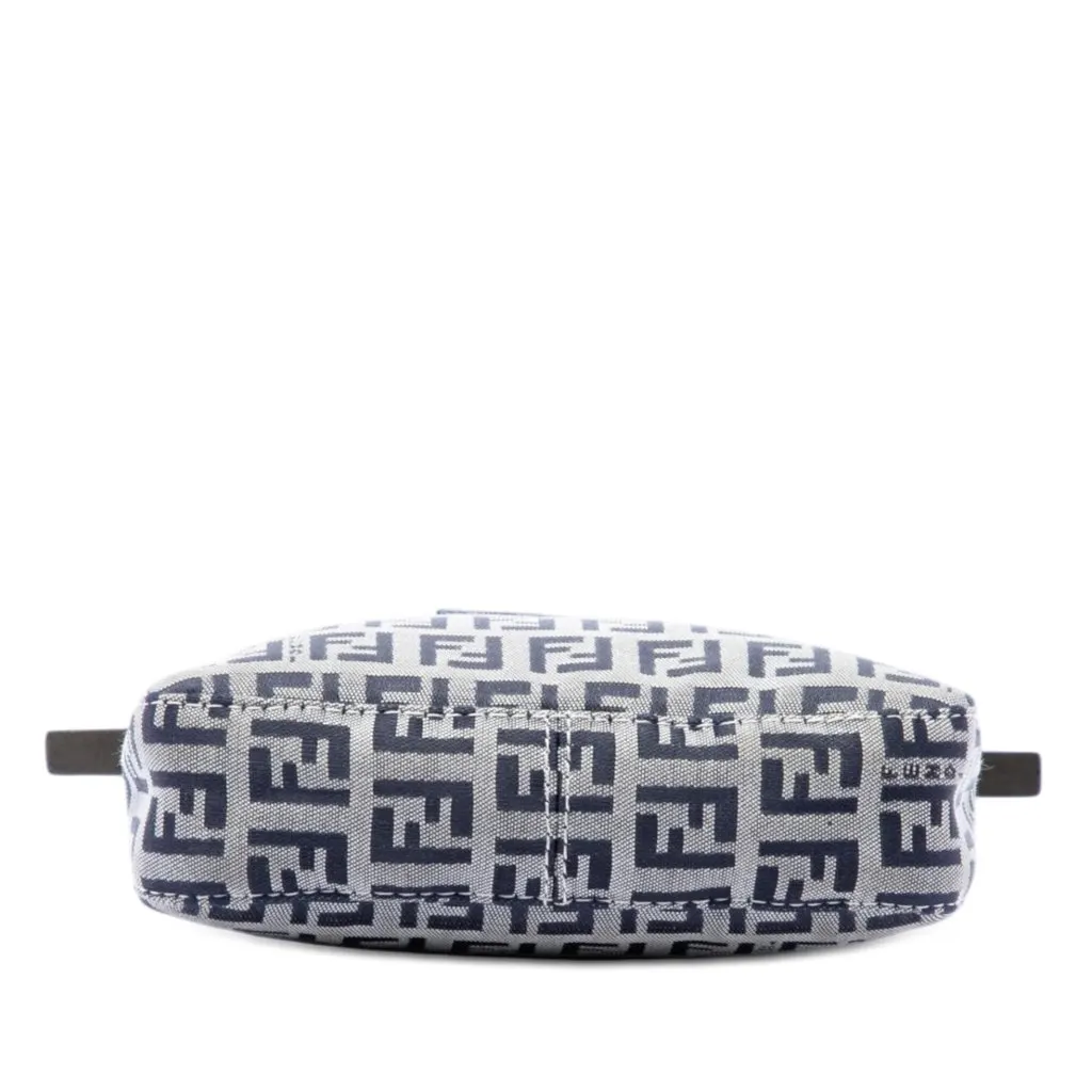 Fendi Zucchino Canvas Shoulder Bag MultiColor Very good - Inside View