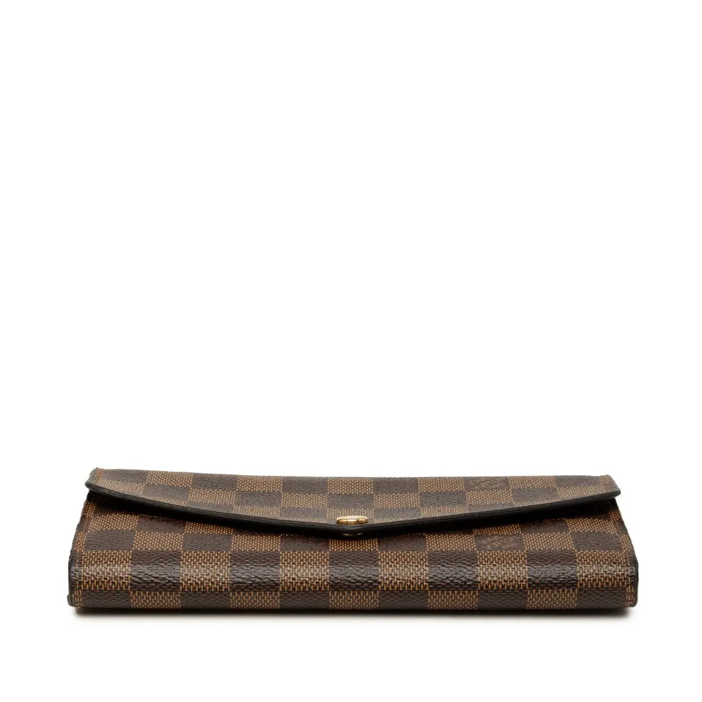 Louis Vuitton Damier Ebene Sarah Wallet Brown Very good - Inside View