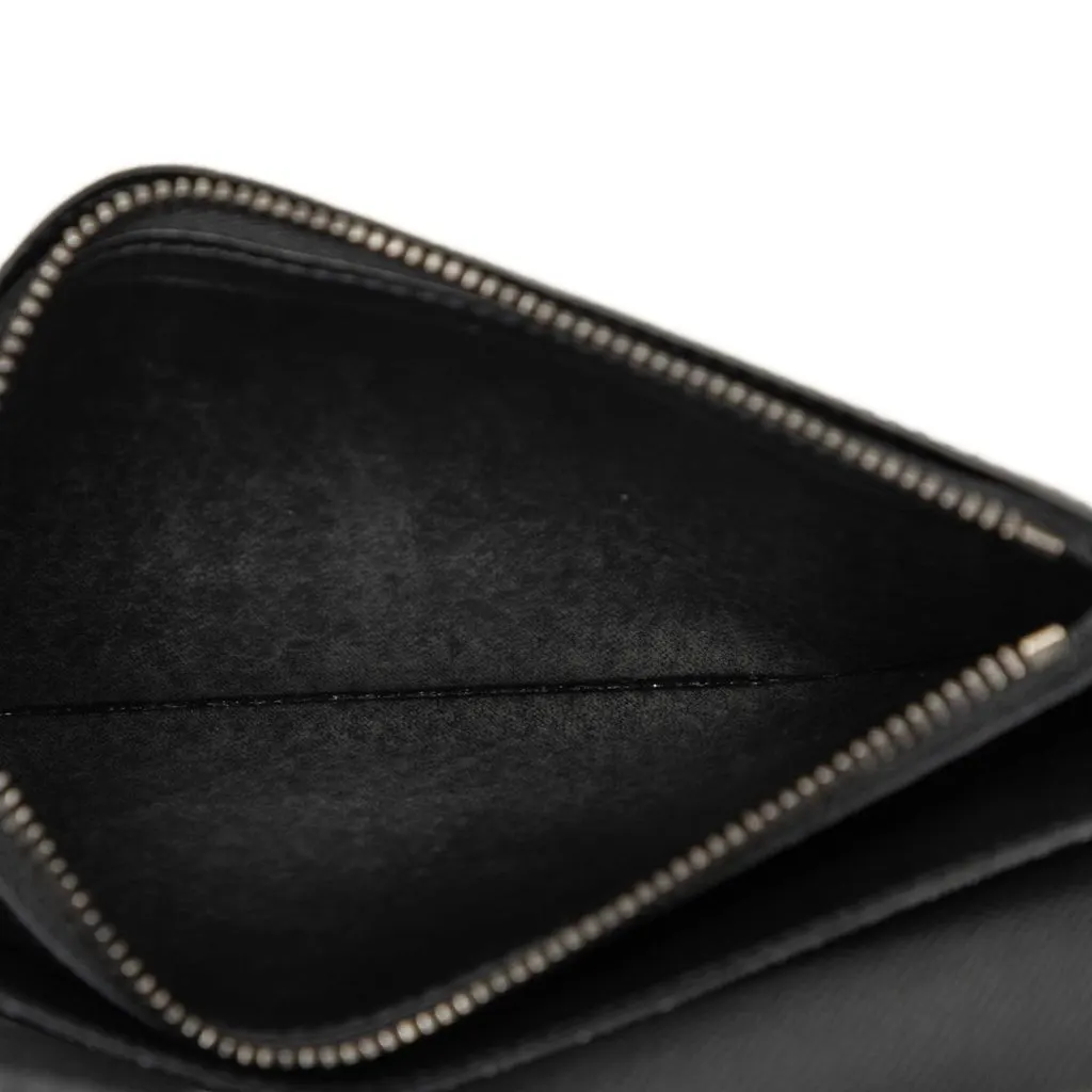 Louis Vuitton Monogram Eclipse Brazza Long Wallet Black Very good - Model View