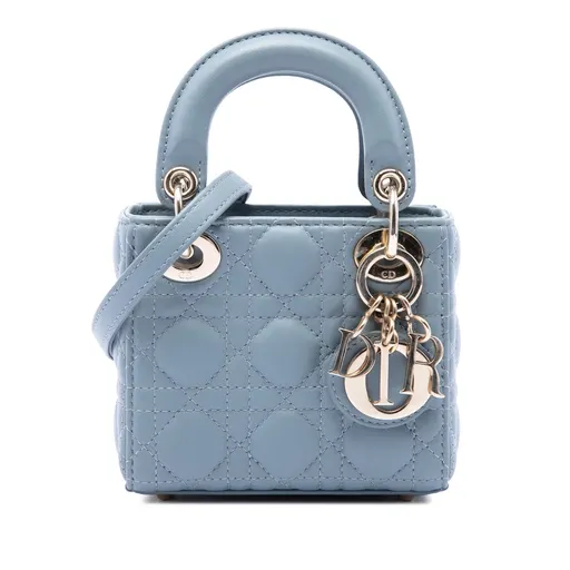 Dior Micro Lambskin Cannage Lady Dior