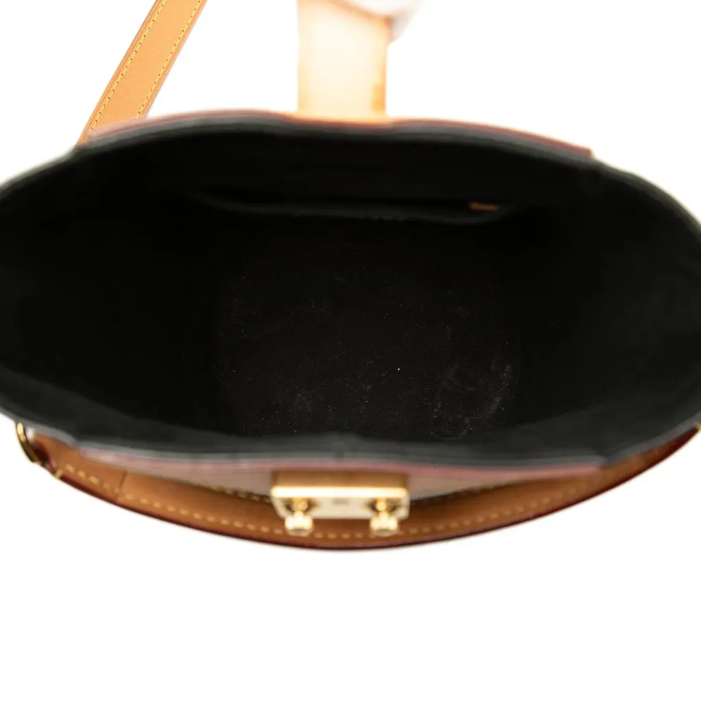 Louis Vuitton Monogram Duffle Bucket Bag Brown Very good - Model View