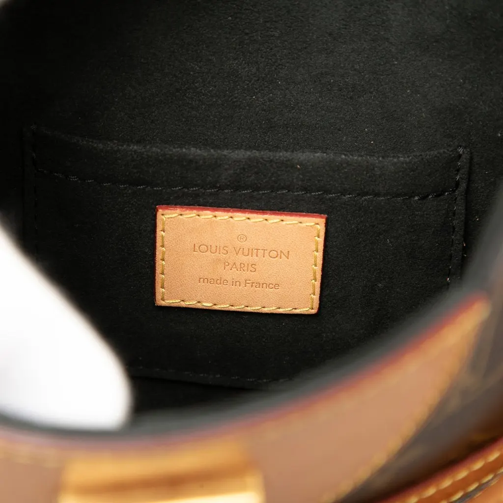 Louis Vuitton Monogram Duffle Bucket Bag Brown Very good - Box View
