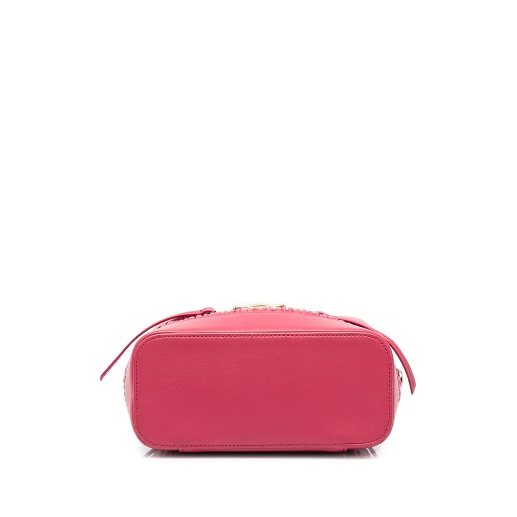 Miu Miu Matelasse Nappa Top Handle Vanity Case Pink Leather Very good - Inside View